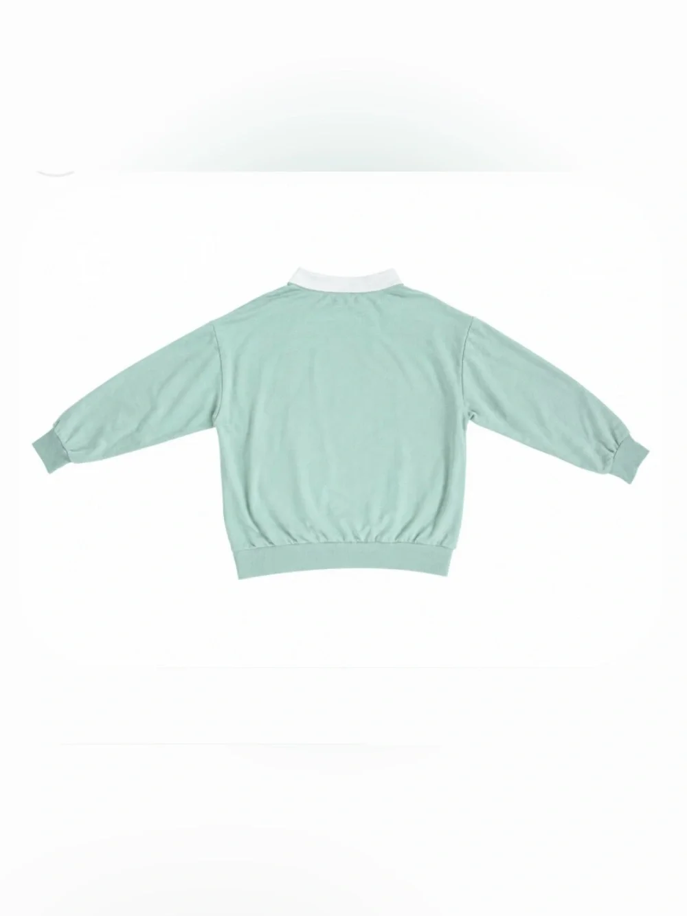 Green cat Print Long-Sleeve